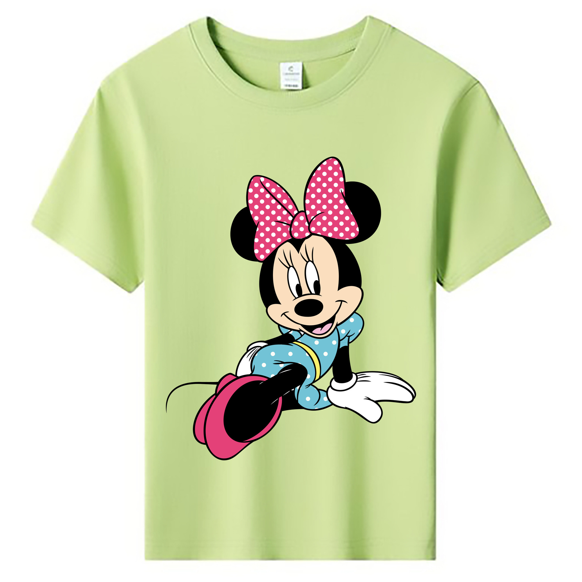 ミッキーマウス Mickey Mouse 綿100％キッズTシャツ（フロントプリント）